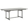 Trädgårdsbord (150-200)x100x75 cm massivt akaciaträ vidaXL 200 x 100 x 75 cm – miniatyr 2