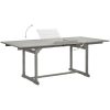 Trädgårdsbord (150-200)x100x75 cm massivt akaciaträ vidaXL 200 x 100 x 75 cm – miniatyr 4
