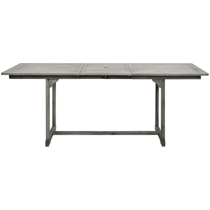 Trädgårdsbord (150-200)x100x75 cm massivt akaciaträ vidaXL 200 x 100 x 75 cm – bild 5