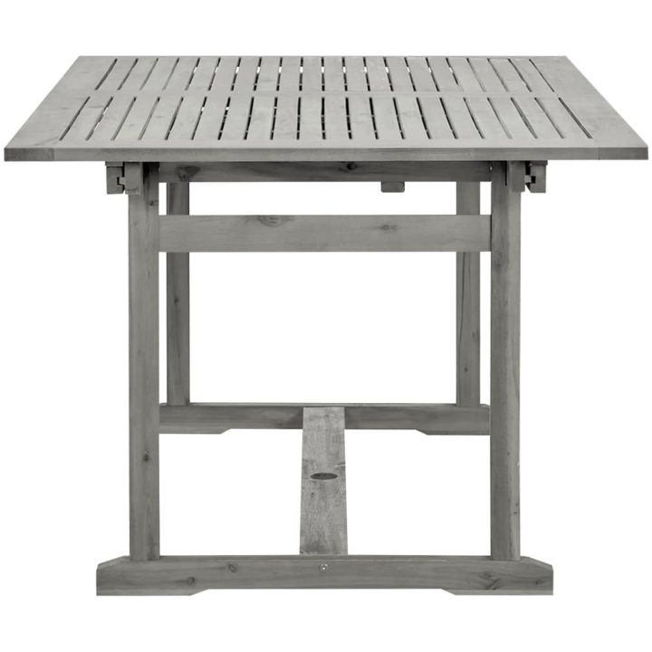 Trädgårdsbord (150-200)x100x75 cm massivt akaciaträ vidaXL 200 x 100 x 75 cm – bild 6