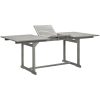 Trädgårdsbord (150-200)x100x75 cm massivt akaciaträ vidaXL 200 x 100 x 75 cm – miniatyr 1