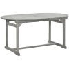 Trädgårdsbord (160-240)x100x75 cm massivt akaciaträ vidaXL 240 x 100 x 75 cm – miniatyr 3
