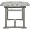 Trädgårdsbord (160-240)x100x75 cm massivt akaciaträ vidaXL 240 x 100 x 75 cm – miniatyr 6