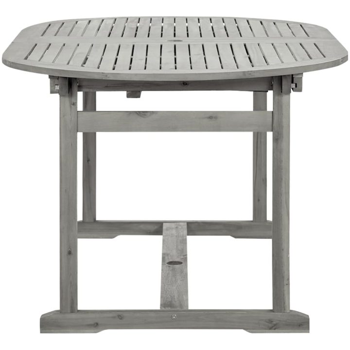 Trädgårdsbord (160-240)x100x75 cm massivt akaciaträ vidaXL 240 x 100 x 75 cm – bild 6
