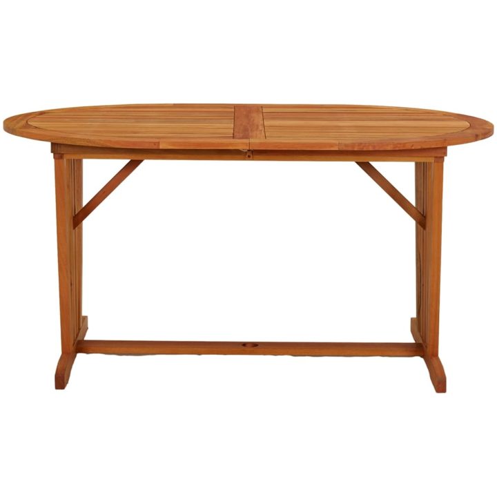 Trädgårdsbord 200x100x75 massivt eukalyptusträ vidaXL – bild 6