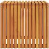 Trädgårdsbord 43x36x40 cm Massivt trä Teak vidaXL 36 x 43 x 40 cm – miniatyr 5