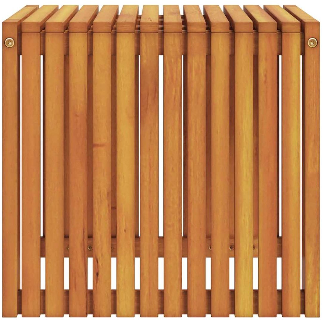 Trädgårdsbord 43x36x40 cm Massivt trä Teak vidaXL 36 x 43 x 40 cm – bild 5