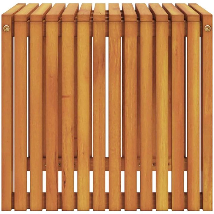 Trädgårdsbord 43x36x40 cm Massivt trä Teak vidaXL 36 x 43 x 40 cm – bild 5