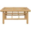 Trädgårdsbord 65x55x30 cm bambu vidaXL – miniatyr 4
