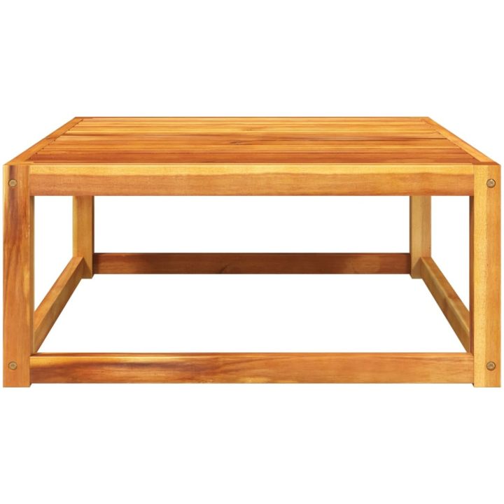 Trädgårdsbord 65x65x29 cm massivt akaciaträ vidaXL – bild 4
