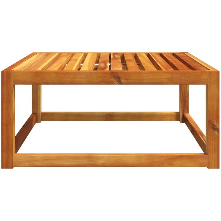 Trädgårdsbord 65x65x29 cm massivt akaciaträ vidaXL – bild 5