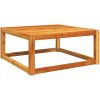 Trädgårdsbord 65x65x29 cm massivt akaciaträ vidaXL – miniatyr 6