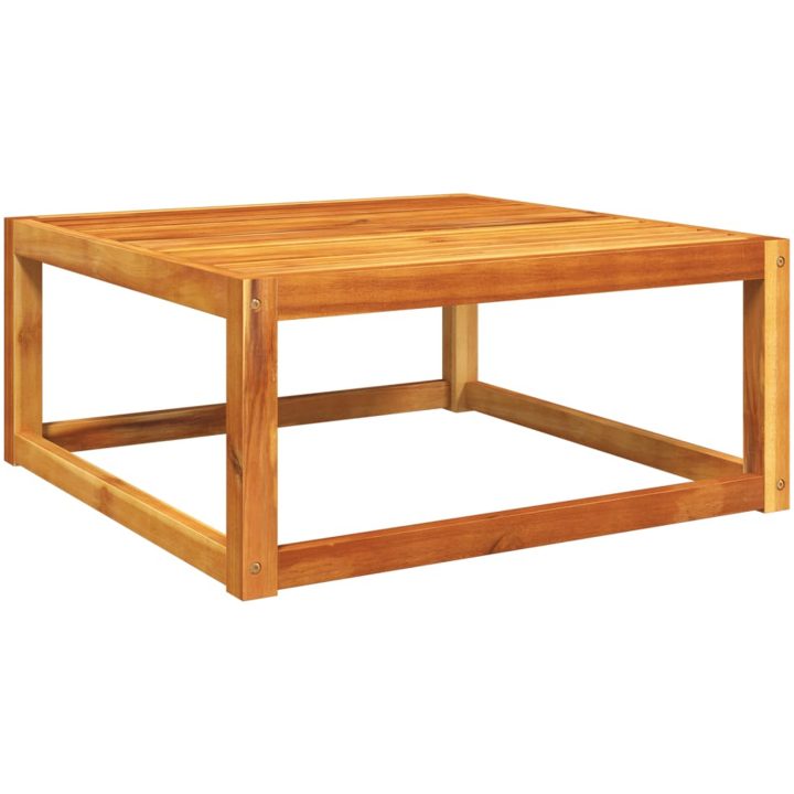 Trädgårdsbord 65x65x29 cm massivt akaciaträ vidaXL – bild 6