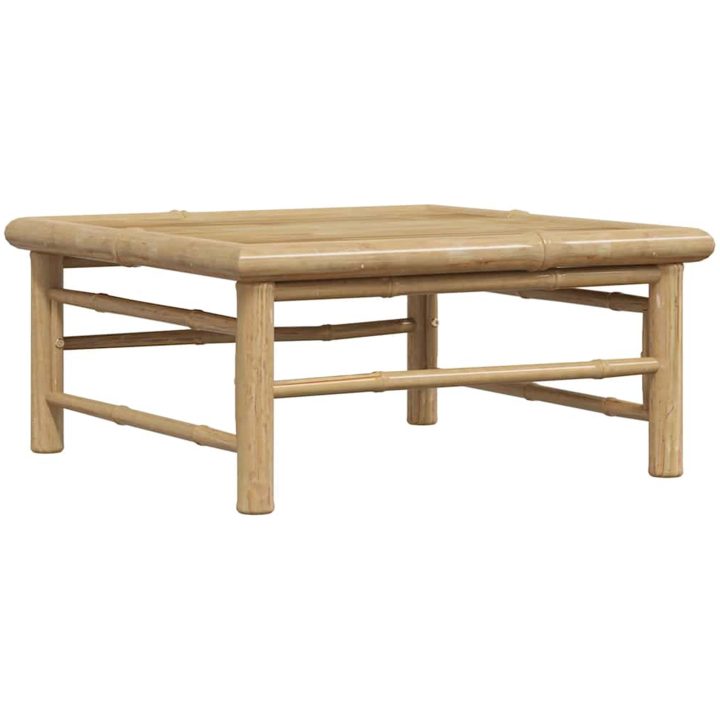 Trädgårdsbord 65x65x30 cm bambu vidaXL – bild 2