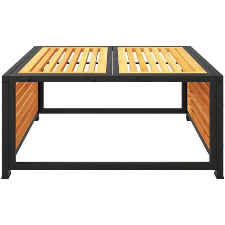 Trädgårdsbord 68x68x30 cm massivt akaciaträ vidaXL – bild 5