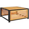 Trädgårdsbord 68x68x30 cm massivt akaciaträ vidaXL – miniatyr 6