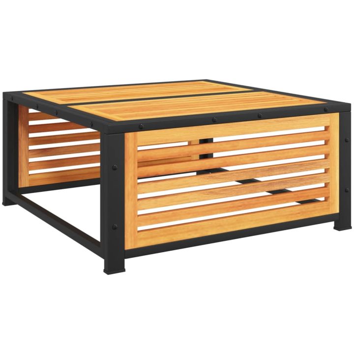 Trädgårdsbord 68x68x30 cm massivt akaciaträ vidaXL – bild 6