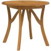Trädgårdsbord 85 cm massivt akaciaträ vidaXL 85 x 85 x 75 cm – miniatyr 2