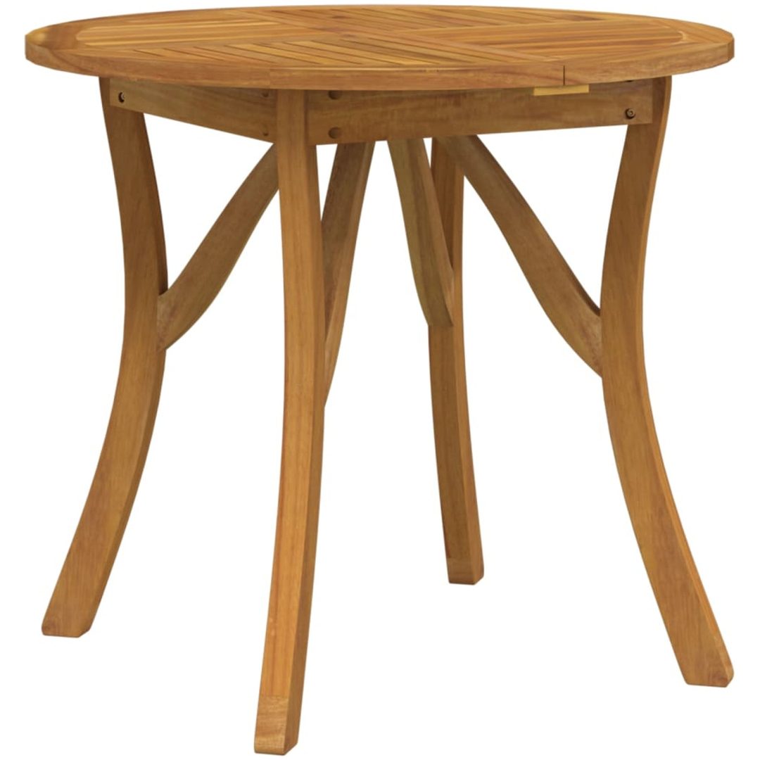 Trädgårdsbord 85 cm massivt akaciaträ vidaXL 85 x 85 x 75 cm – bild 2