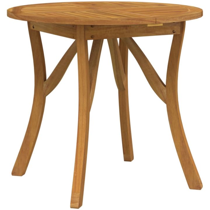 Trädgårdsbord 85 cm massivt akaciaträ vidaXL 85 x 85 x 75 cm – bild 2