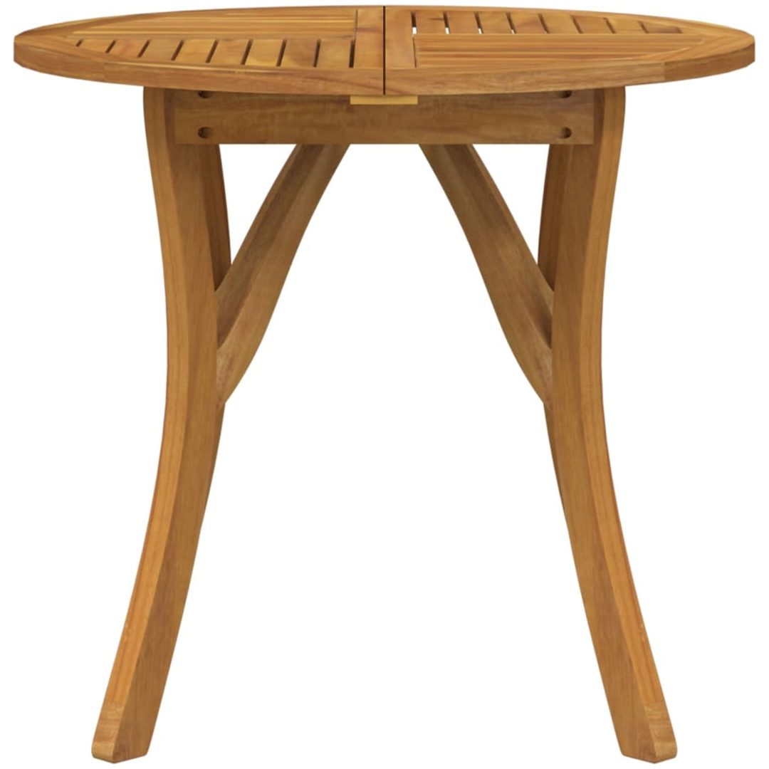 Trädgårdsbord 85 cm massivt akaciaträ vidaXL 85 x 85 x 75 cm – bild 3