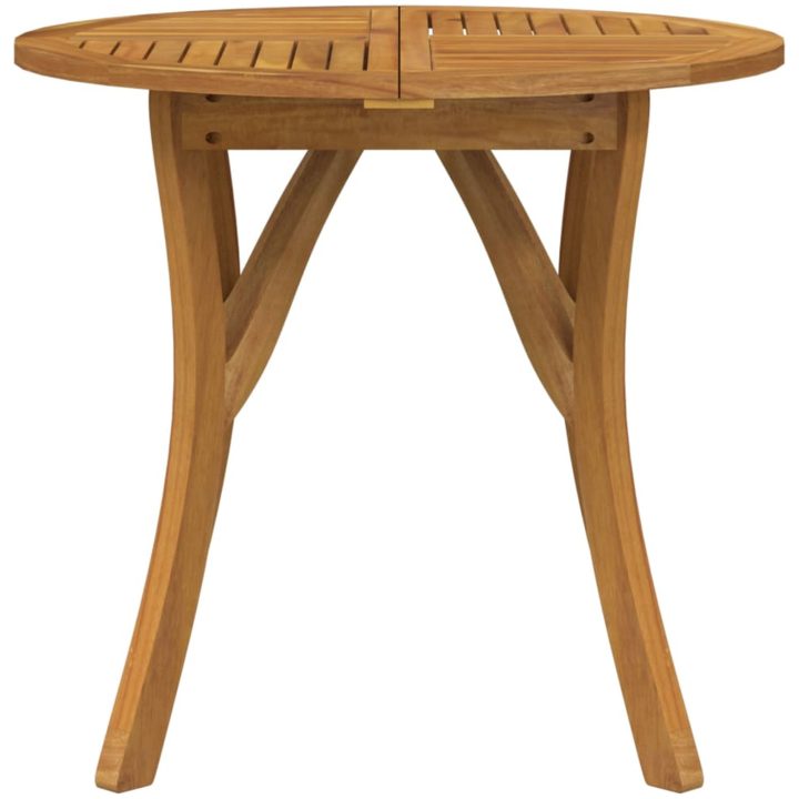 Trädgårdsbord 85 cm massivt akaciaträ vidaXL 85 x 85 x 75 cm – bild 3
