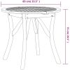 Trädgårdsbord 85 cm massivt akaciaträ vidaXL 85 x 85 x 75 cm – miniatyr 6