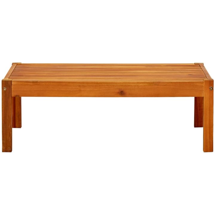 Trädgårdsbord 85x57x29 cm massivt akaciaträ vidaXL – bild 2
