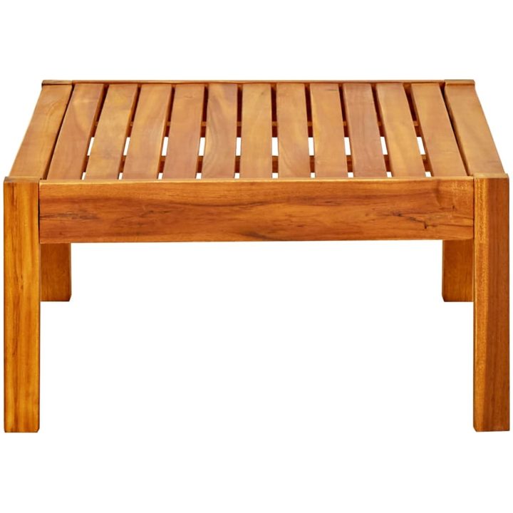 Trädgårdsbord 85x57x29 cm massivt akaciaträ vidaXL – bild 3