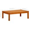 Trädgårdsbord 85x57x29 cm massivt akaciaträ vidaXL – miniatyr 6