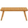 Trädgårdsbord 90x55x35 cm massivt akaciaträ vidaXL – miniatyr 4