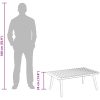 Trädgårdsbord 90x55x35 cm massivt akaciaträ vidaXL – miniatyr 9