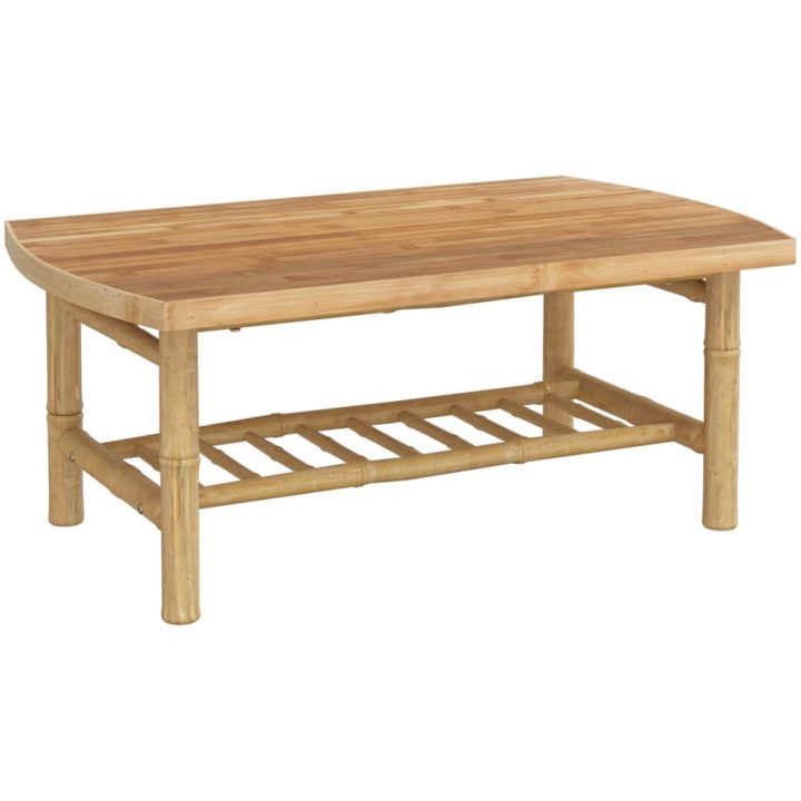 Trädgårdsbord 90x55x37 cm bambu vidaXL – bild 2