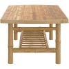 Trädgårdsbord 90x55x37 cm bambu vidaXL – miniatyr 4