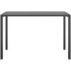 Trädgårdsbord antracit 110x54x70 cm stål vidaXL – miniatyr 3