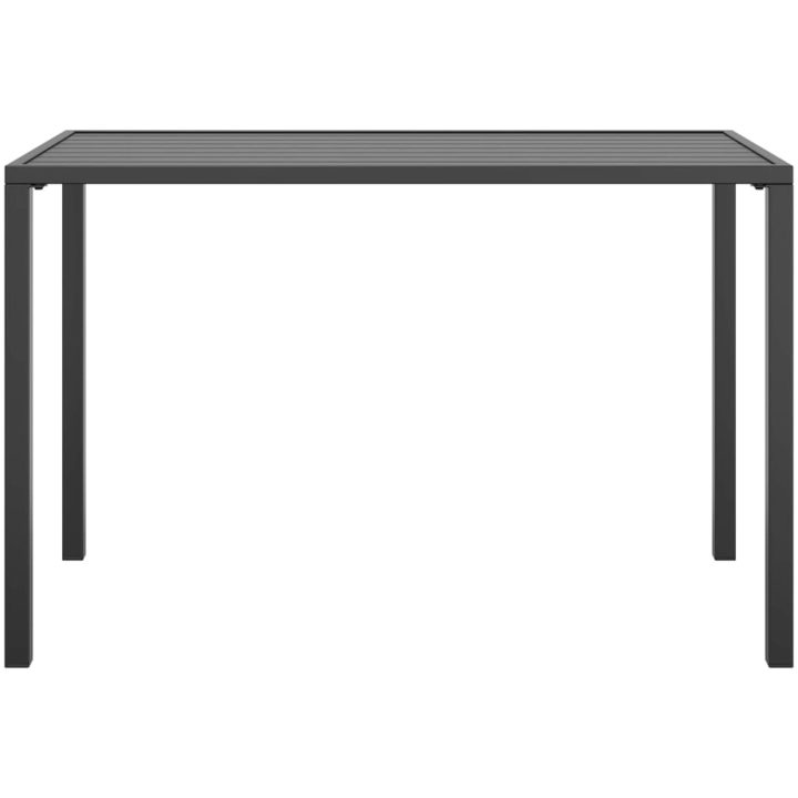 Trädgårdsbord antracit 110x54x70 cm stål vidaXL – bild 3
