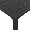Trädgårdsbord antracit 110x54x70 cm stål vidaXL – miniatyr 6