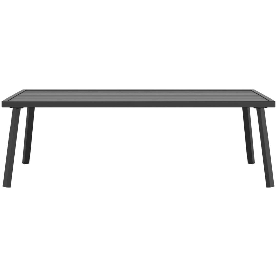 Trädgårdsbord antracit 110x55x35 cm stål vidaXL – bild 3