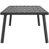 Trädgårdsbord antracit 110x55x35 cm stål vidaXL – miniatyr 4