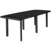 Trädgårdsbord antracit 216x90x72 cm plast vidaXL – miniatyr 1