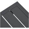 Trädgårdsbord antracit 34x34x38 cm stål vidaXL – miniatyr 6