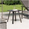 Trädgårdsbord antracit 34x34x38 cm stål vidaXL – miniatyr 1