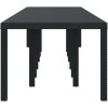 Trädgårdsbord Antracit 400x100x73 cm Poly Rattan vidaXL Stor – miniatyr 8