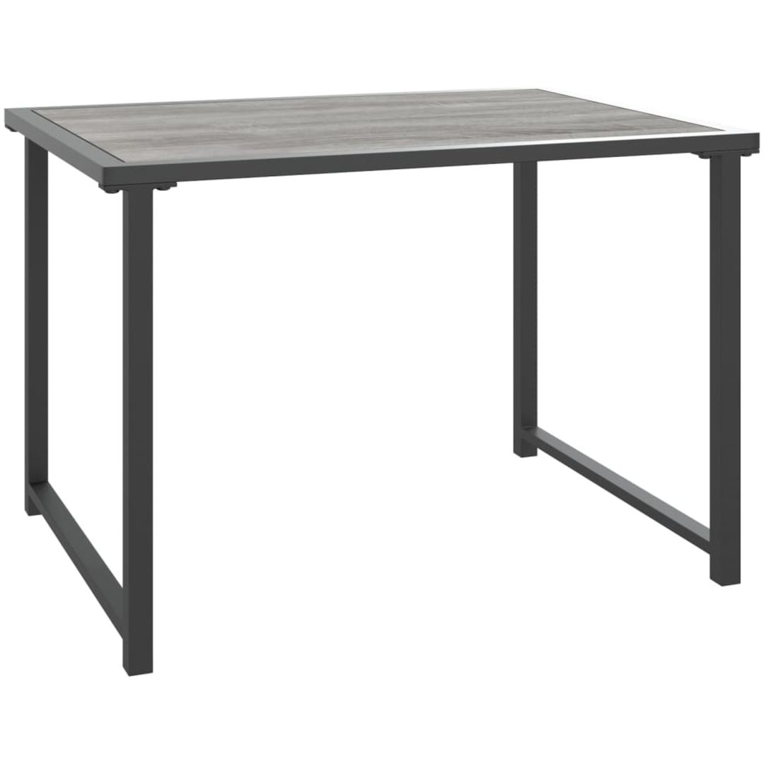Trädgårdsbord antracit 55x40x37 cm stål vidaXL – bild 2