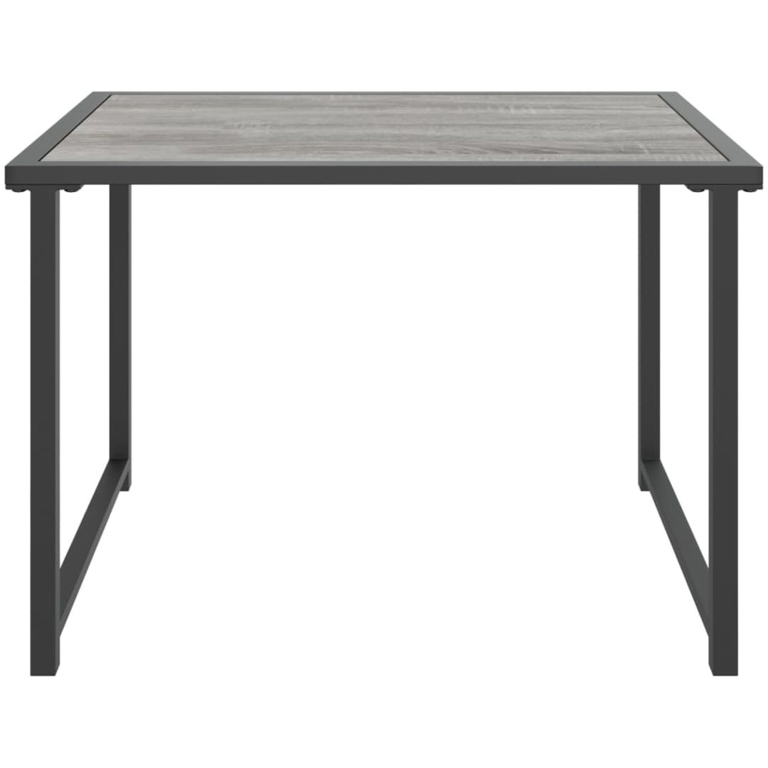 Trädgårdsbord antracit 55x40x37 cm stål vidaXL – bild 3