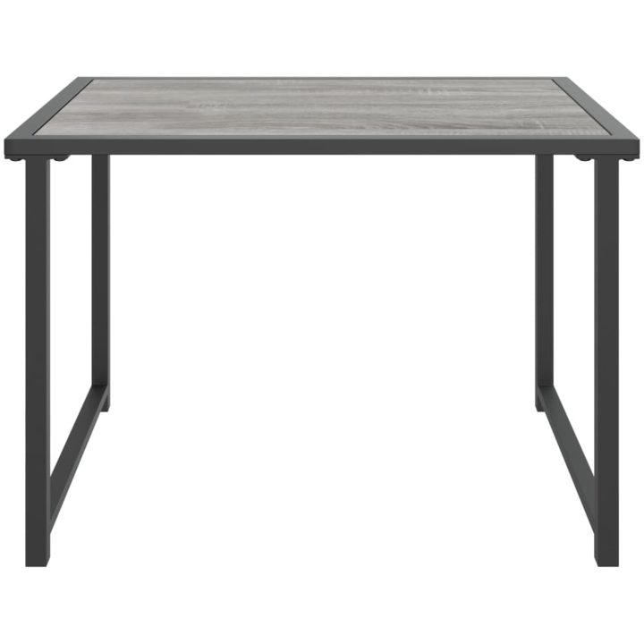 Trädgårdsbord antracit 55x40x37 cm stål vidaXL – bild 3