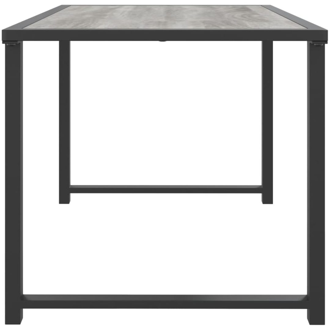 Trädgårdsbord antracit 55x40x37 cm stål vidaXL – bild 4