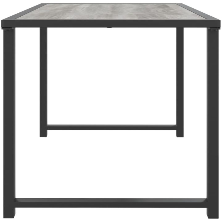 Trädgårdsbord antracit 55x40x37 cm stål vidaXL – bild 4