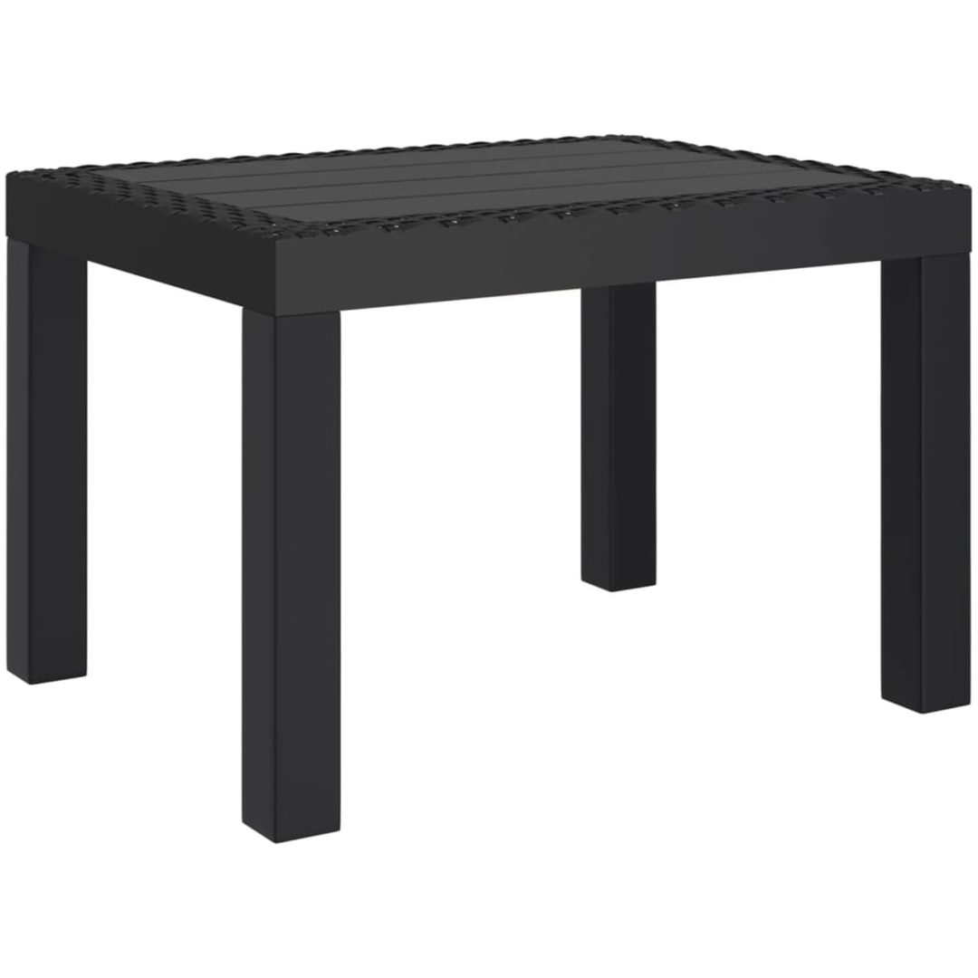 Trädgårdsbord antracit 59x47x40 cm PP vidaXL – bild 2