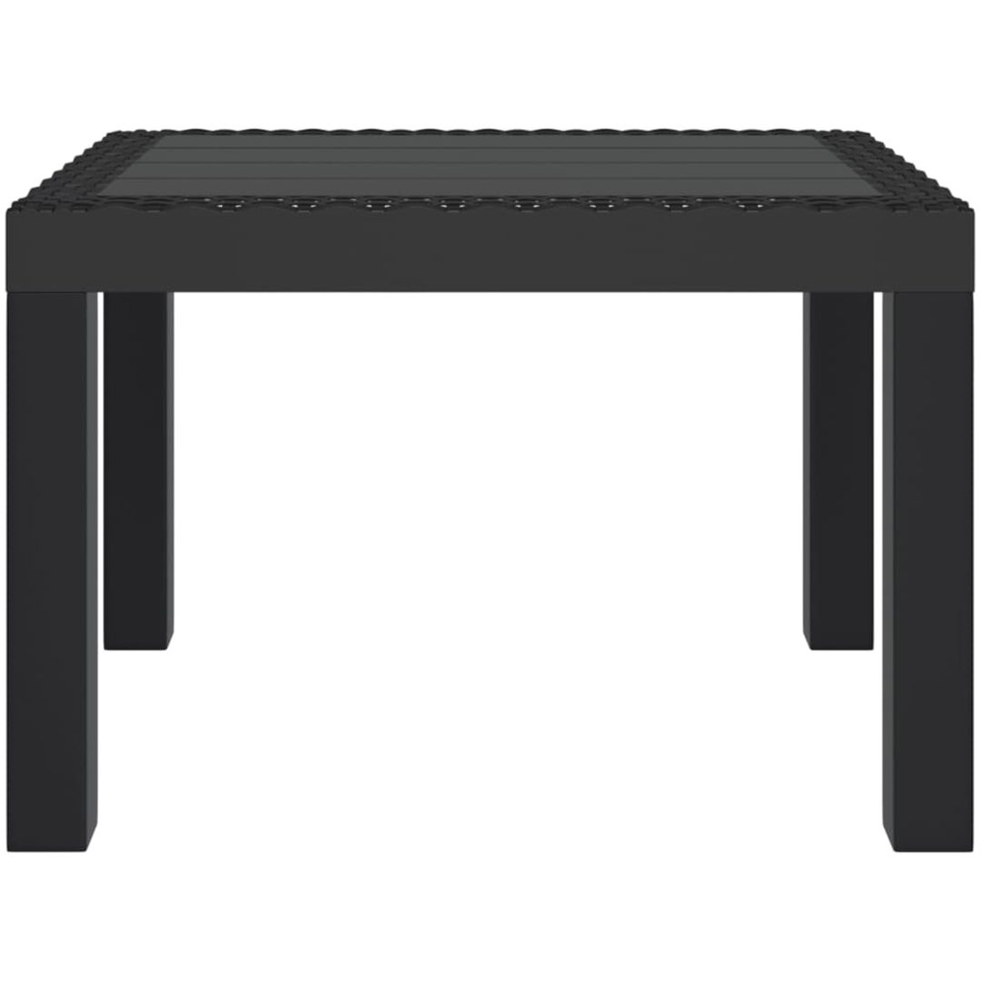 Trädgårdsbord antracit 59x47x40 cm PP vidaXL – bild 3